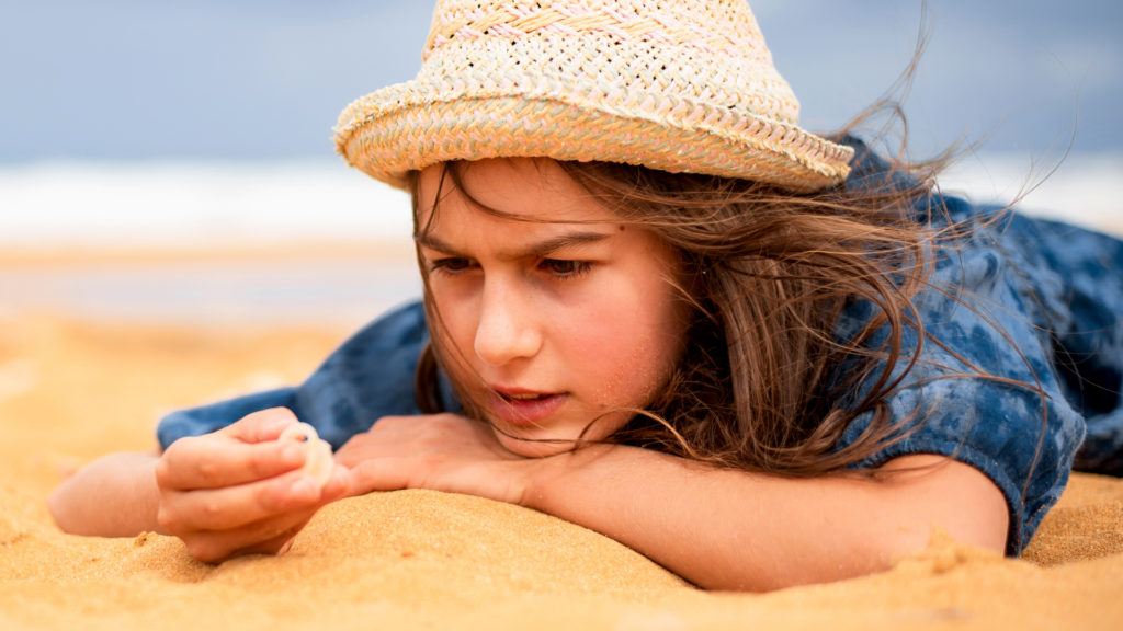 Beach photo shoot of girl`s by cute kids photography